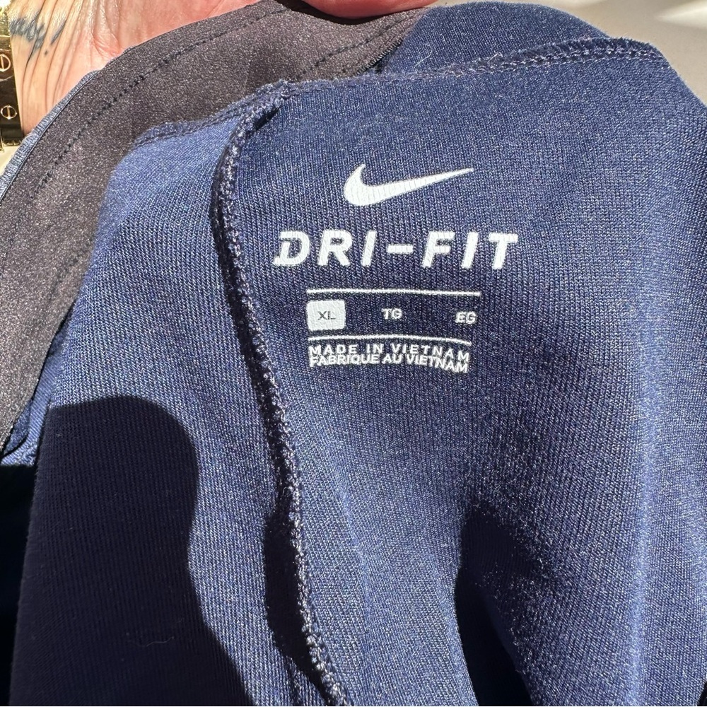 Nike Dryfit Warm Team Tapered Blue Syracuse Orange Thick Sweatpants, Size XL - Picture 6 of 11